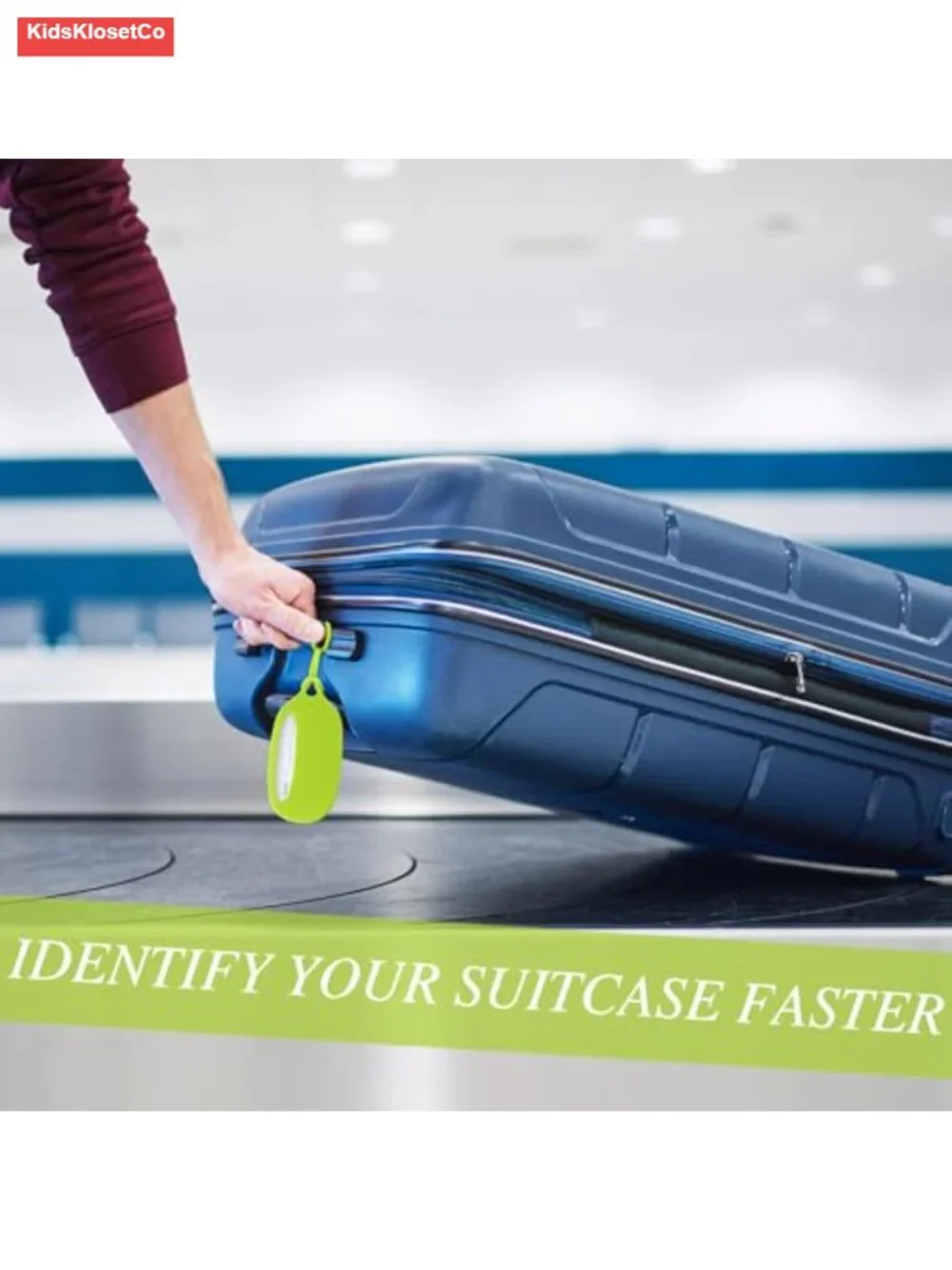 24 Pack Silicone Luggage Tags with ID Cards for Suitcases Backpacks